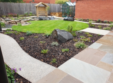 The view from the garden entrance