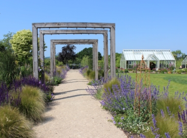 The Oak arches provide a stopping point along the Long Walk Kate Charles Garden Design - The Oak arches provide a stopping point along the Long Walk