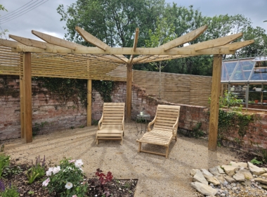Bespoke corner pergola Bespoke corner pergola