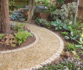 Shade planting is about textures